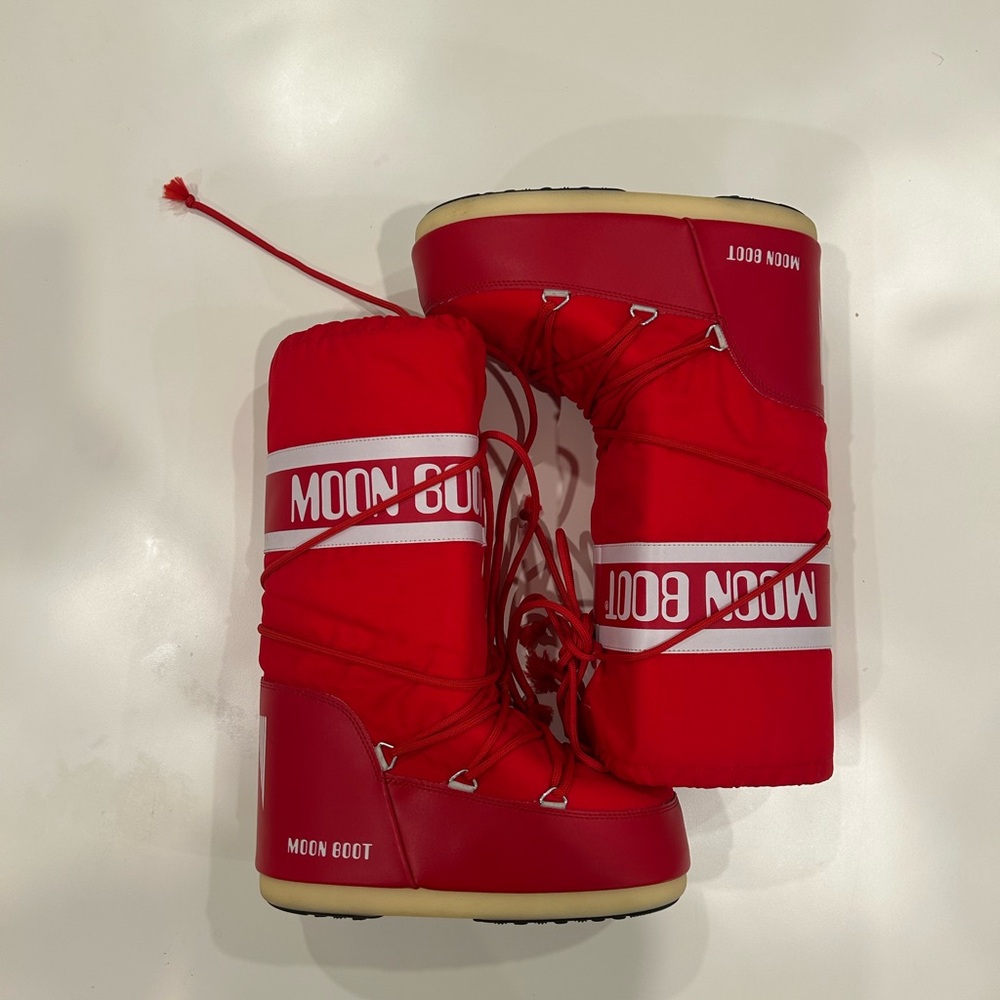 Moon Boot Bold Red Winter Boots
